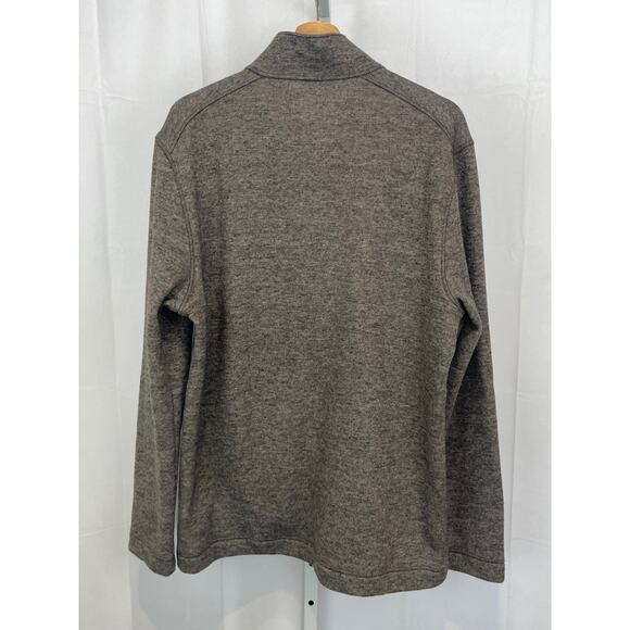 TOAD & CO Outbound 1/4 Zip Pullover Sweater Knit Top Brown Size L - Picture 2 of 10